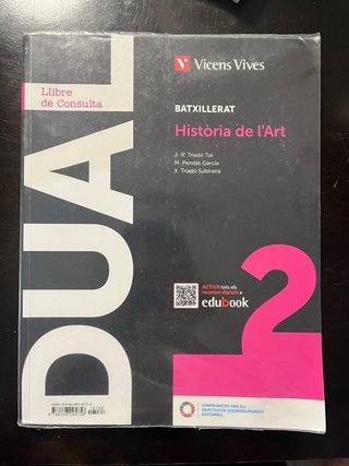 Dos libros de historia del arte de 2n bachillerato