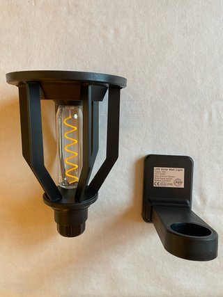 Farol LED Solar Wall Z - Aplique Exterior (Nuevo)