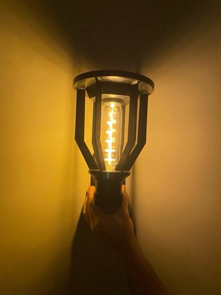 Farol LED Solar Wall Z - Aplique Exterior (Nuevo)