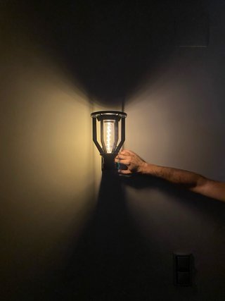Farol LED Solar Wall Z - Aplique Exterior (Nuevo)