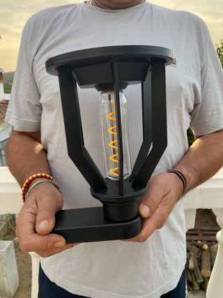 Farol LED Solar Wall Z - Aplique Exterior (Nuevo)