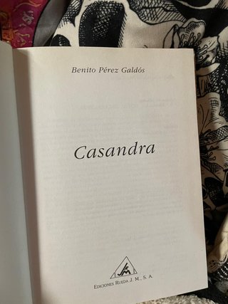 Casandra. Benito Pérez Galdós(Rueda) 1a Ed  2001