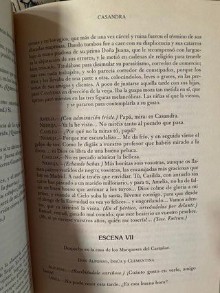Casandra. Benito Pérez Galdós(Rueda) 1a Ed  2001