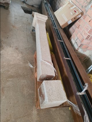 Porche de madera 7,43 x 5 m - Estructura