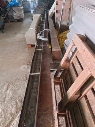 Porche de madera 7,43 x 5 m - Estructura
