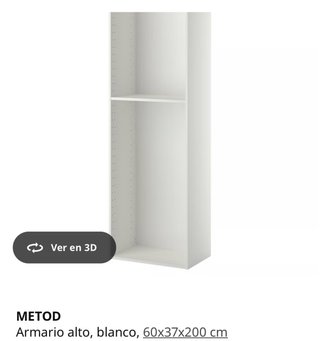 Armario alto blanco