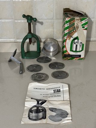 Torchio Spremisangue Star Made in Italy