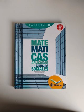Matemáticas aplicadas a las ciencias sociales, ...
