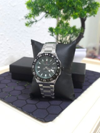Reloj Naviforce Hombre Negro/Plateado