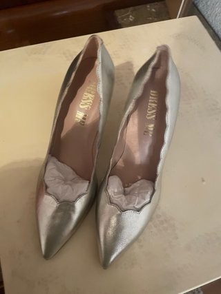 Zapatos DRESS ME Piel Talla 38 Plateados