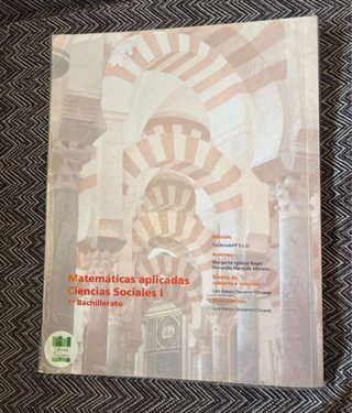 Libro matematicas aplicadas ciencias sociales I
