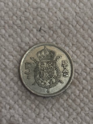 Moneda 5 Pesetas Juan Carlos I 1975