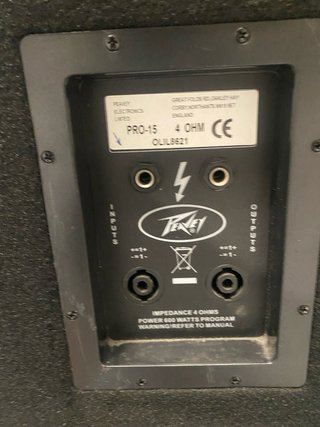 Kit Altavoces Peavey + Mesa