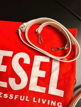 Borsa a mano Diesel bianca