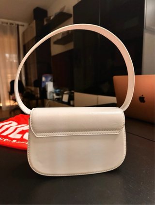 Borsa a mano Diesel bianca