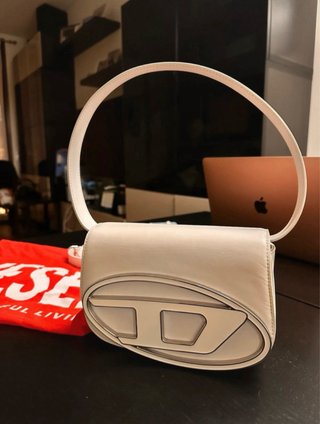 Borsa a mano Diesel bianca