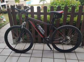 Bicicleta Quer Mission Negra/Roja