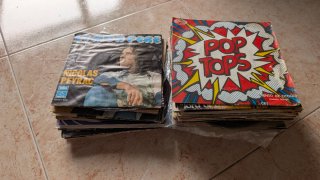 Lote 69 singles vinilo españoles italianos + otros