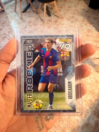 Cromo Panini FC Barcelona Abdelkarim Rookie