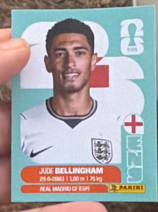 Cromo Panini Jude Bellingham Real Madrid CF