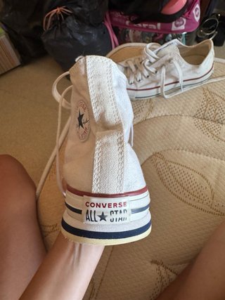 Converse All Star Blancas Caña Alta