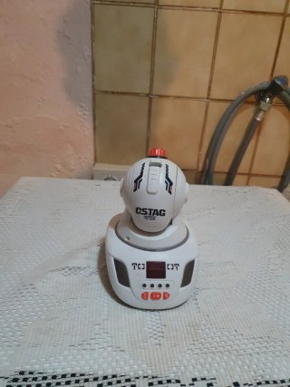 Juguete infantil robot blanco