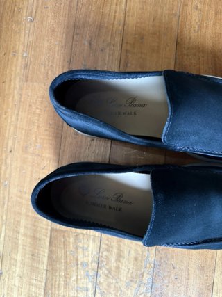 Loro Piana Zapatos Azul Marino