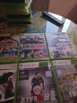 Lote Juegos XBOX 360 FIFA y PES