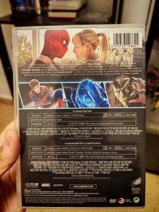 Pack DVD The Amazing Spider-Man 1 y 2