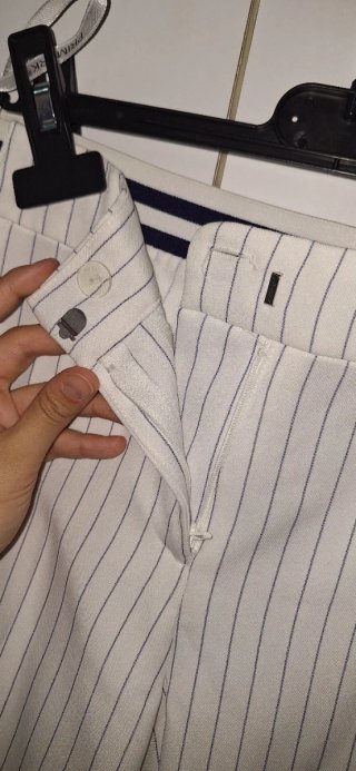 Pantalón de rayas Slim