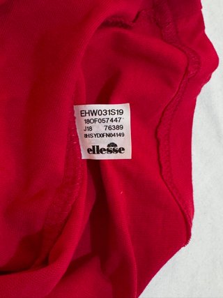 Canotta Ellesse Heritage Rossa