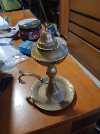 Candil antiguo de latón