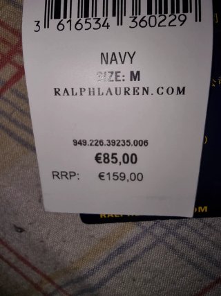 Pantalón Sportivo Ralph Lauren Blu Taglia M