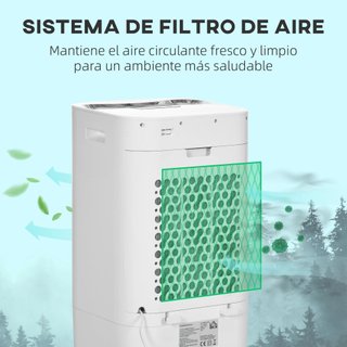 Enfriador Aire Portátil Silencioso Acondicionado