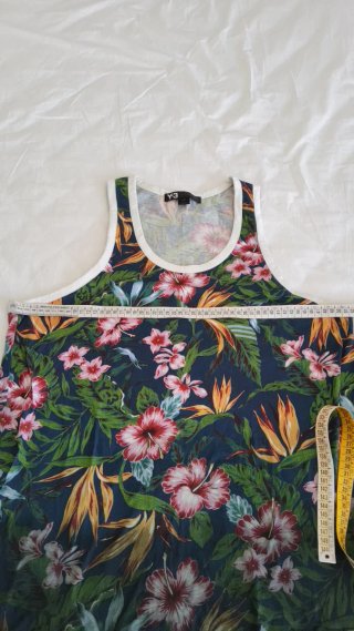 Canotta Y-3 floreale
