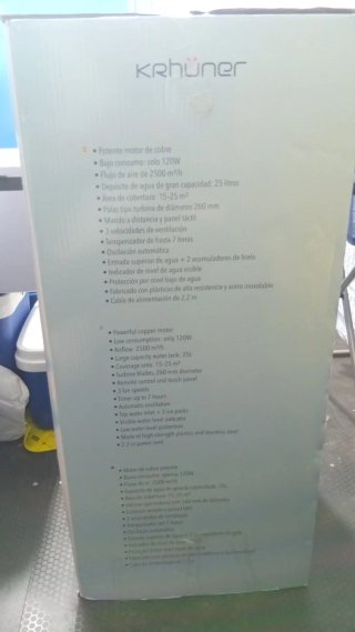 Climatizador Evaporativo 25L