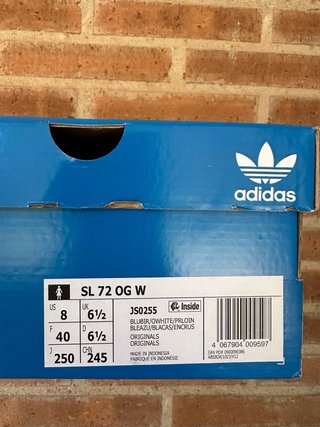 Zapatilla Adidas SL 72 Azul y Rojo