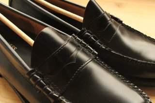 NUEVOS G.H. Bass Mocasines Piel Negros Talla 41