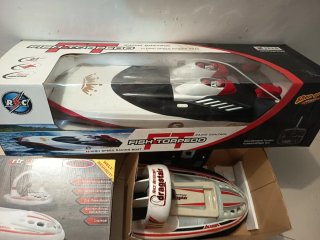 Lancha RC Fish Torpedo y Hovercraft Dragstair