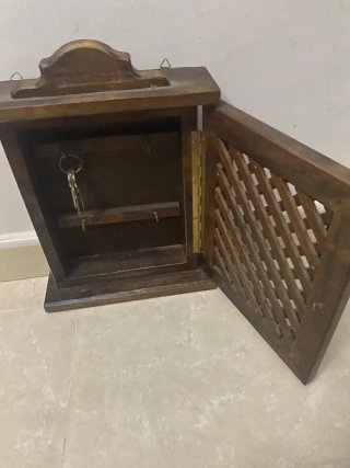 Estante de madera para llaves Antiguo