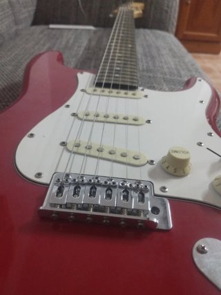 Guitarra Eléctrica Rock Jam Roja