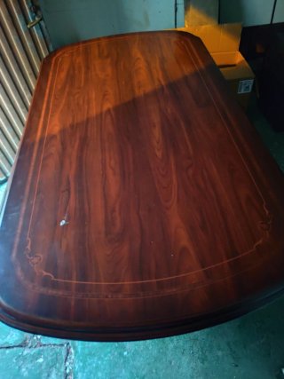 Mesa comedor extensible madera + 4 sillas