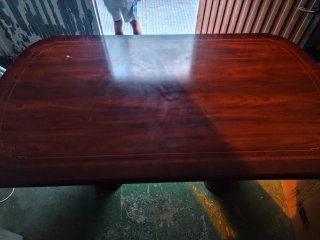 Mesa comedor extensible madera + 4 sillas