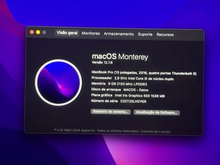 MacBook Pro Apple Cinza/Prata
