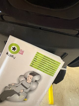 Silla coche Kiddy Cruiserfix Pro Negra