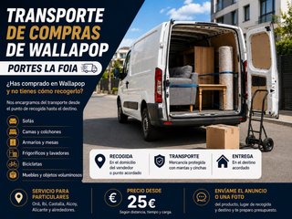 Transporte de compras de Wallapop | Portes La Foia
