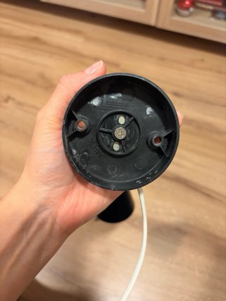 2 lámparas flexo de pared negras IKEA KVART