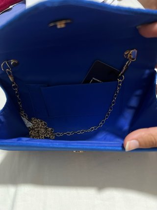 Bolso fiesta azul eléctrico sin estrenar
