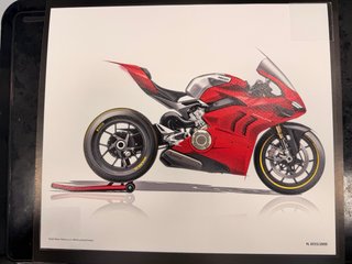 Litografia Ducati 2023 N. 0555/100C