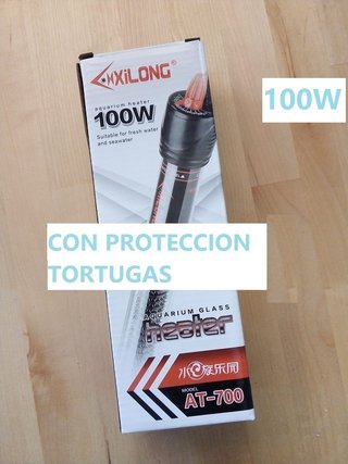 calentador 100W acuario mediano pecera termostato